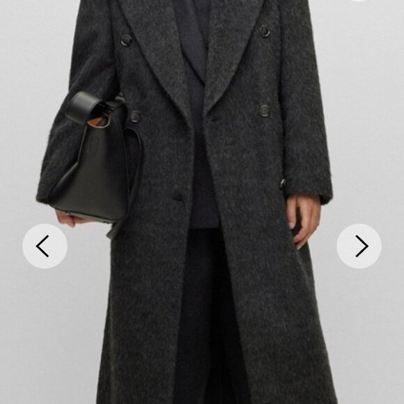 Hugo Boss Double-Breasted Coat In Cotton! - Picture 2 of 7